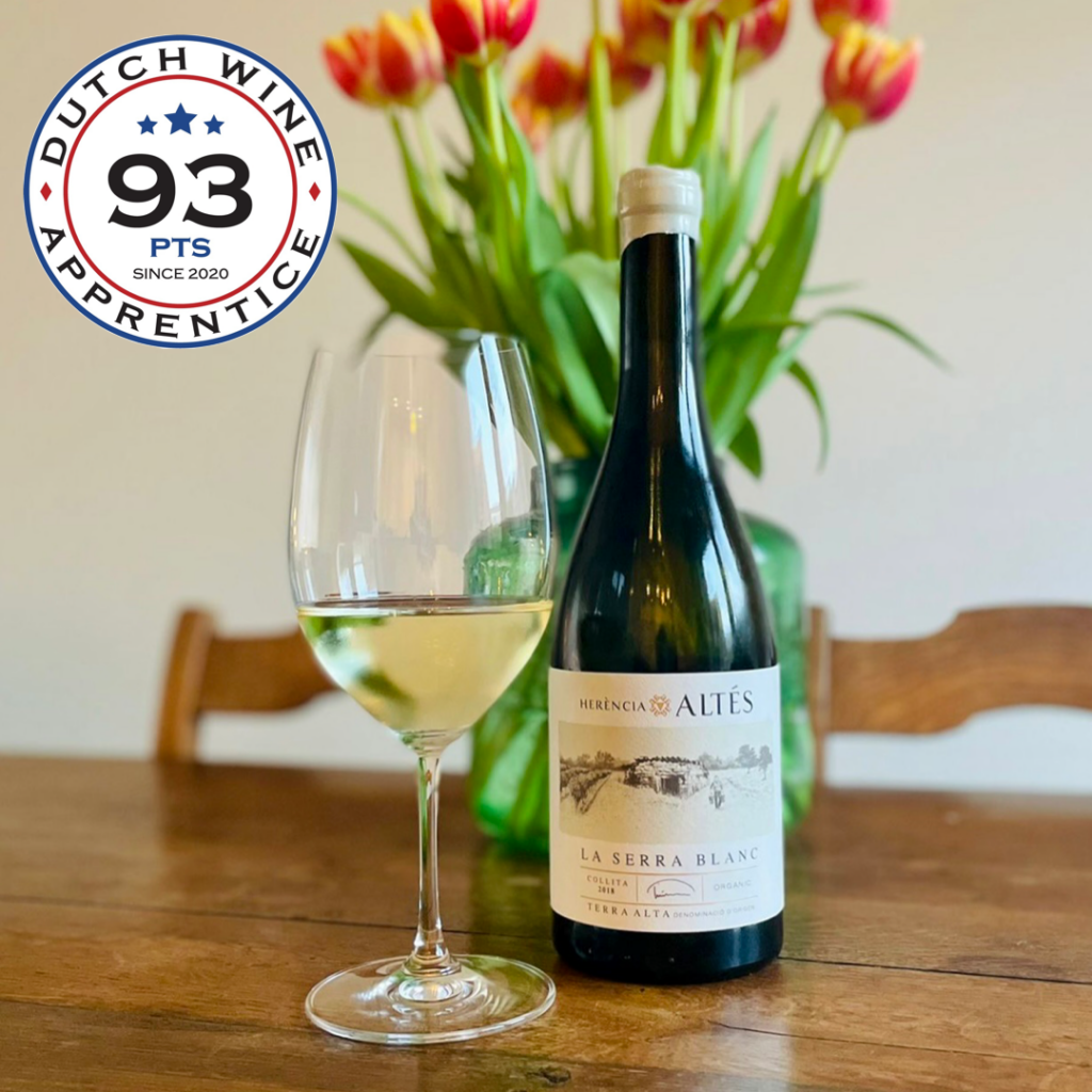 La Serra Blanc Organic 2018 Herència Altés Dutch Wine Apprentice