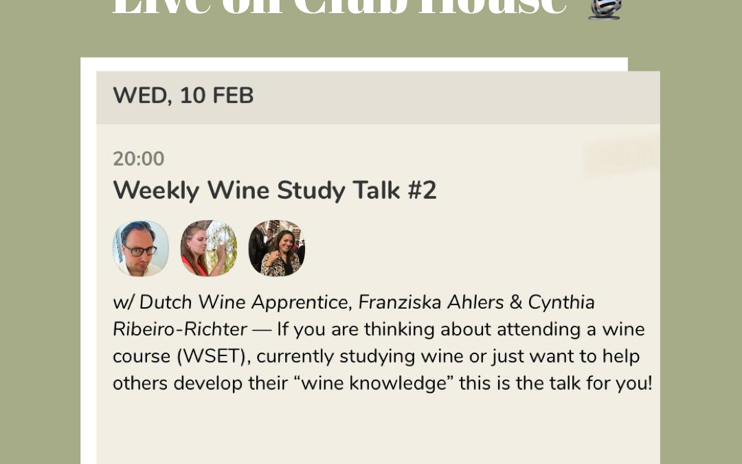 Weekly Wine Study Talk