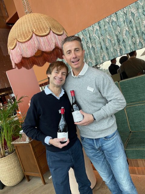 Guido Martinetti and Federico Grom of Mura Mura during the Vinites Tasting earlier in 2024.