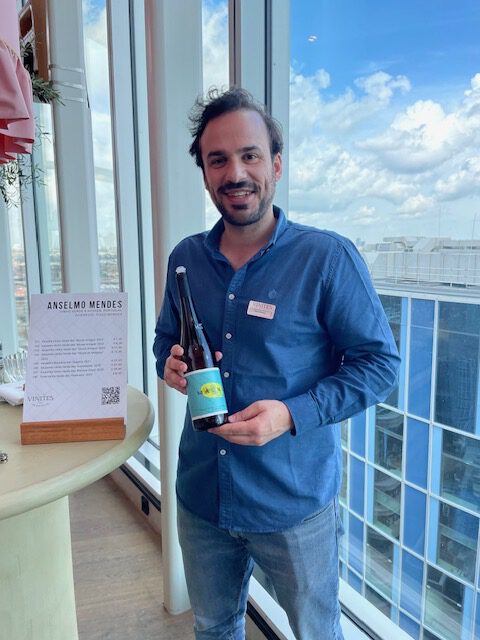 Tiago Presenting the Anselmo Mendes Wines.
