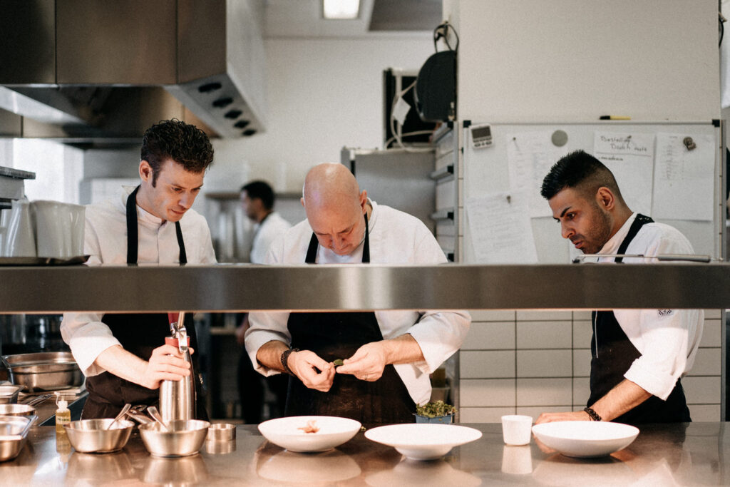 The Kitchen Team led by Chef Robert Levels.