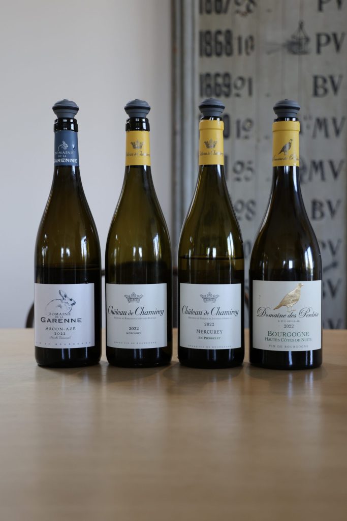 The 'Whites' during our Tasting.