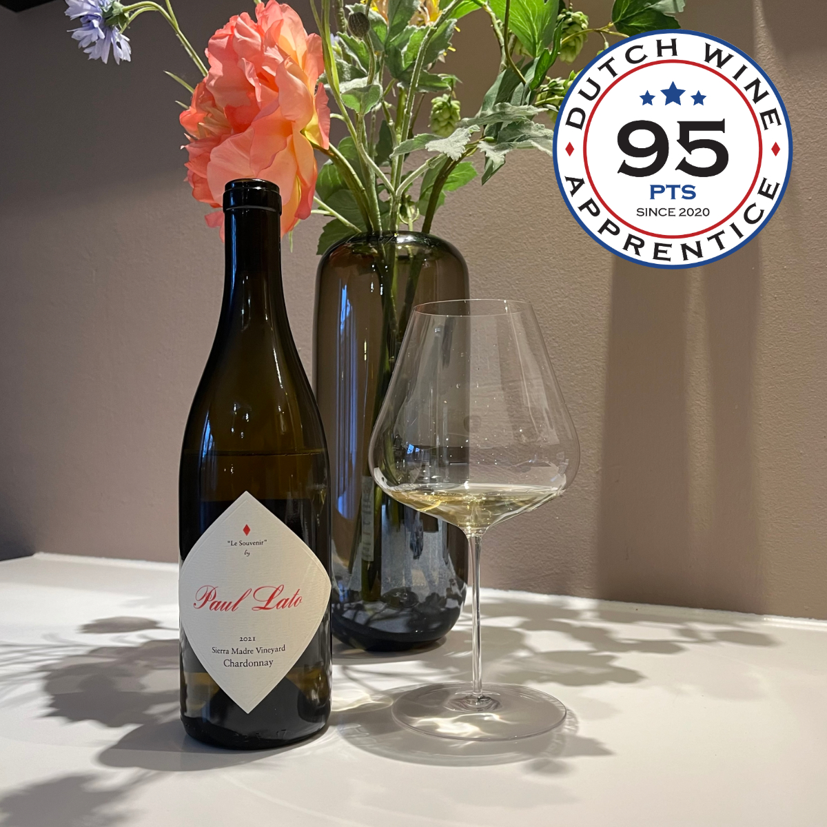 2021 Chardonnay Le Souvenir Sierra Madre Vineyard – Paul Lato Wines.