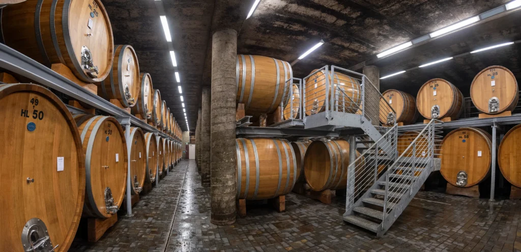 The Barrel Cellar of Produttori del Barbaresco.