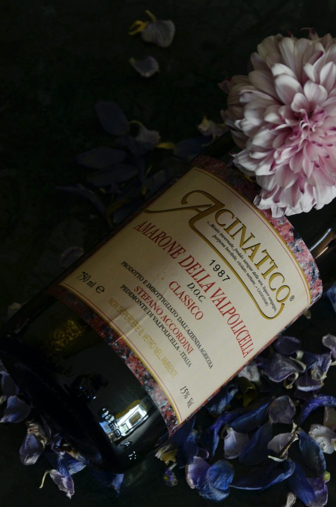 The 1987 Amarone Acinatico was performing beautifully.