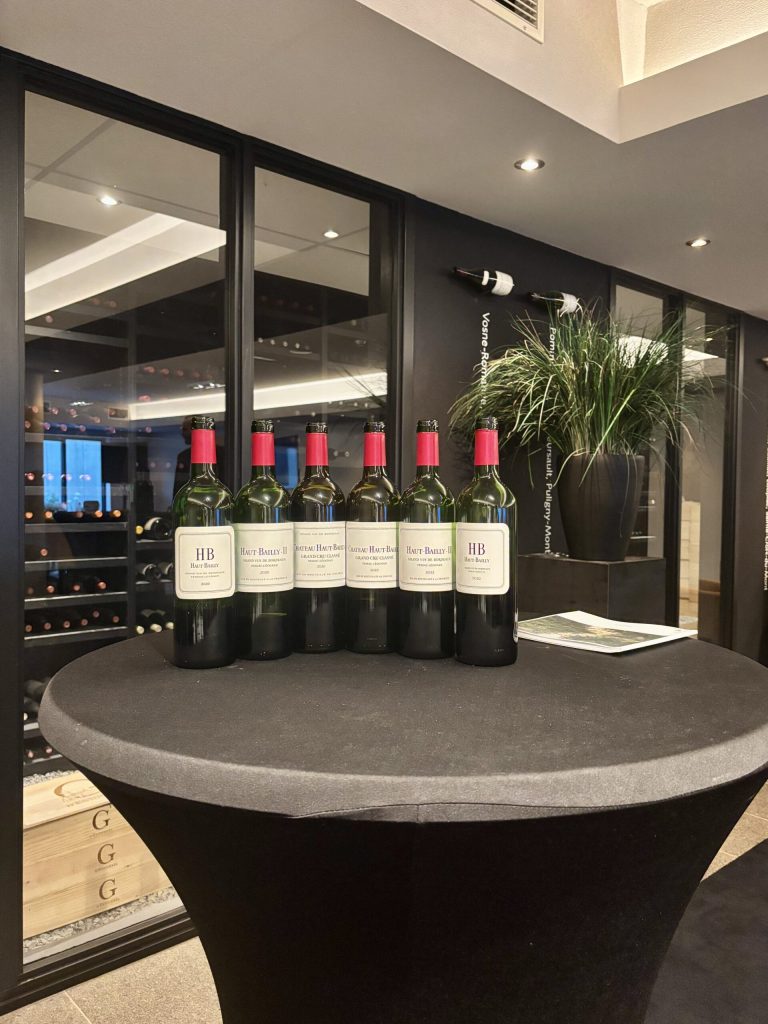 Haut-Bailly's wine shining bright like diamonds.