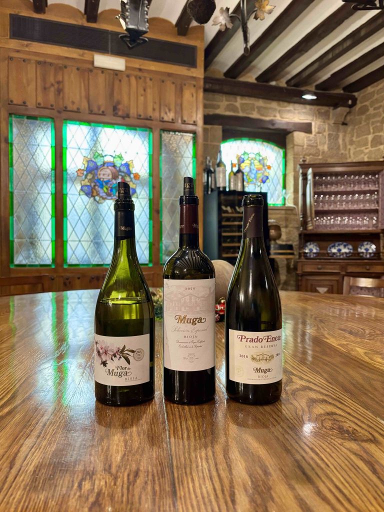 Muga's Tasting Table.