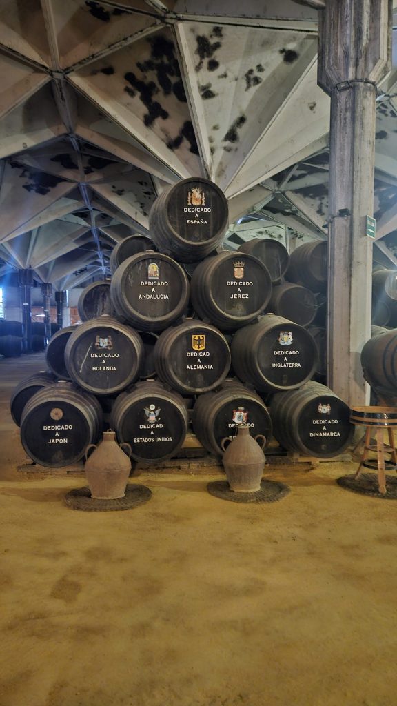 The Cellar at Bodegas Williams and Humbert.