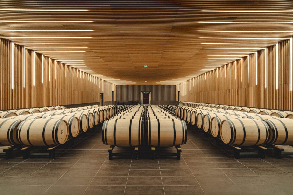 Château Brane-Cantenac's wonderful Chai.