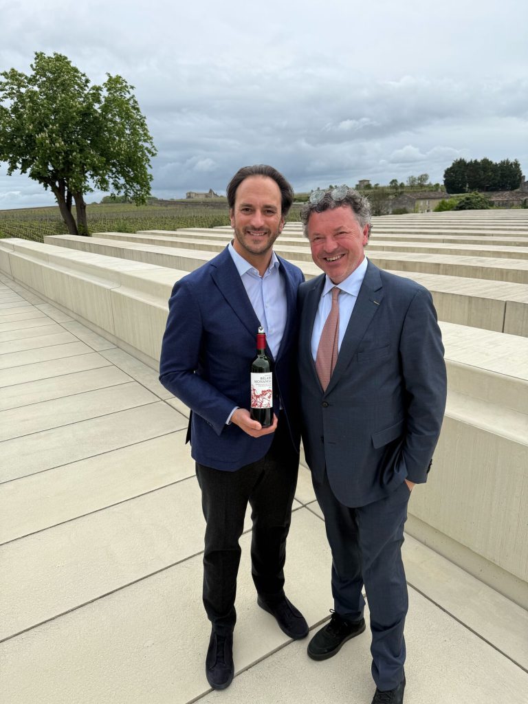 Eric de Bruijn and Edouard Moueix, Château Bélair-Monange.