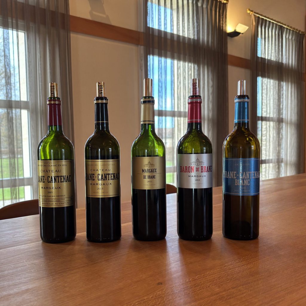 The Wines we tasted during our Visit in December '24.