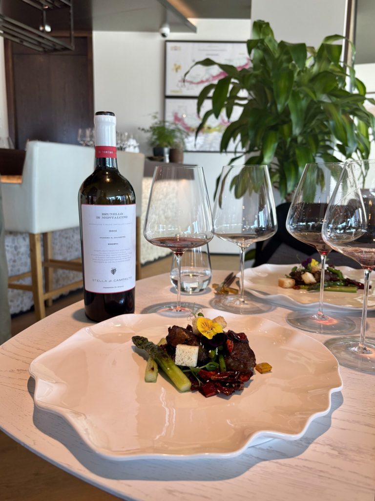 Angus Ribeye served with Black Bean Pepper Sauce.