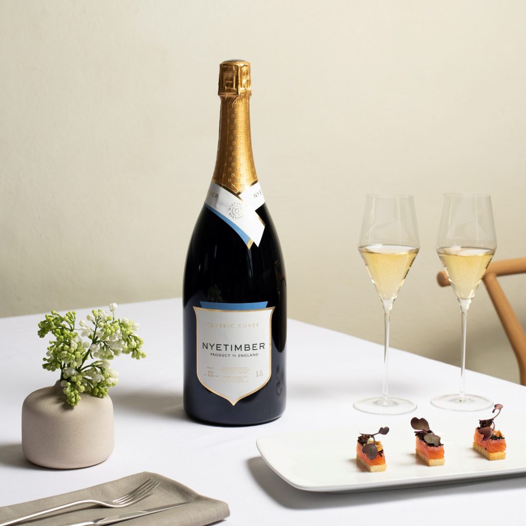 Nyetimber's Classic Cuvee, versatile and extremely food friendly.