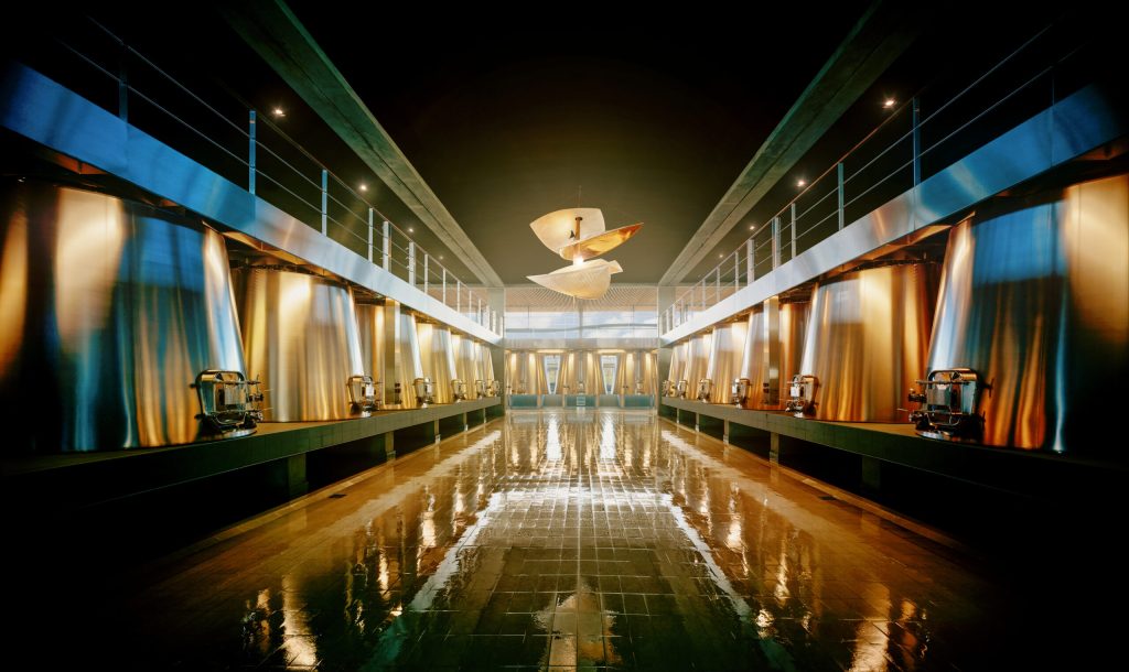 The Modern Winery where Precision Winemaking is conducted.