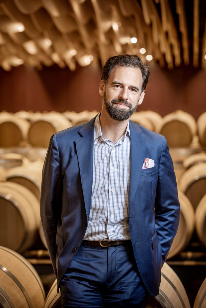 Erwan Le Brozec, Commercial Director of Château Beychevelle.