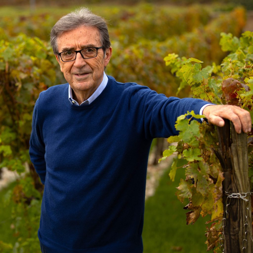 Riccardo Cotarella represented through 'Rapsodia in Rosso'.