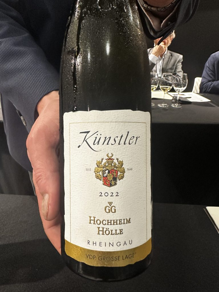 2022 Hochheimer Hölle GG Riesling.