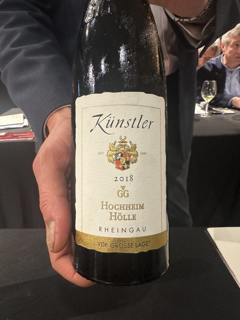 2018 Hochheimer Hölle GG Riesling.