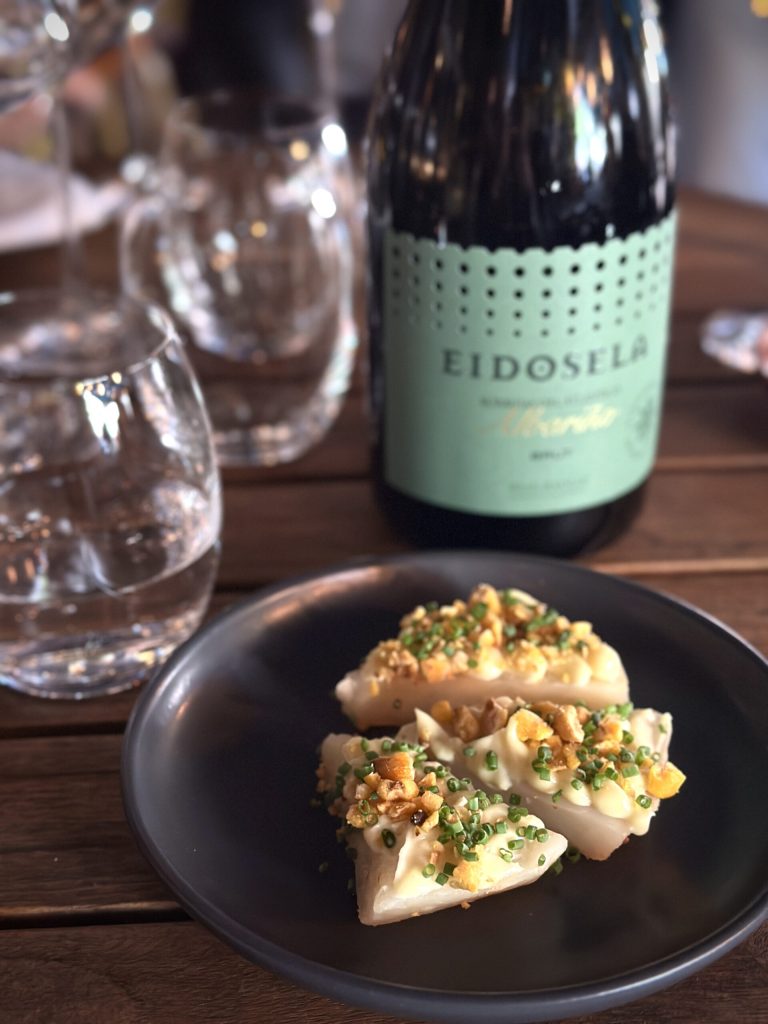 Eidosela Brut, Albariño, Rías Baixas × Amuse.