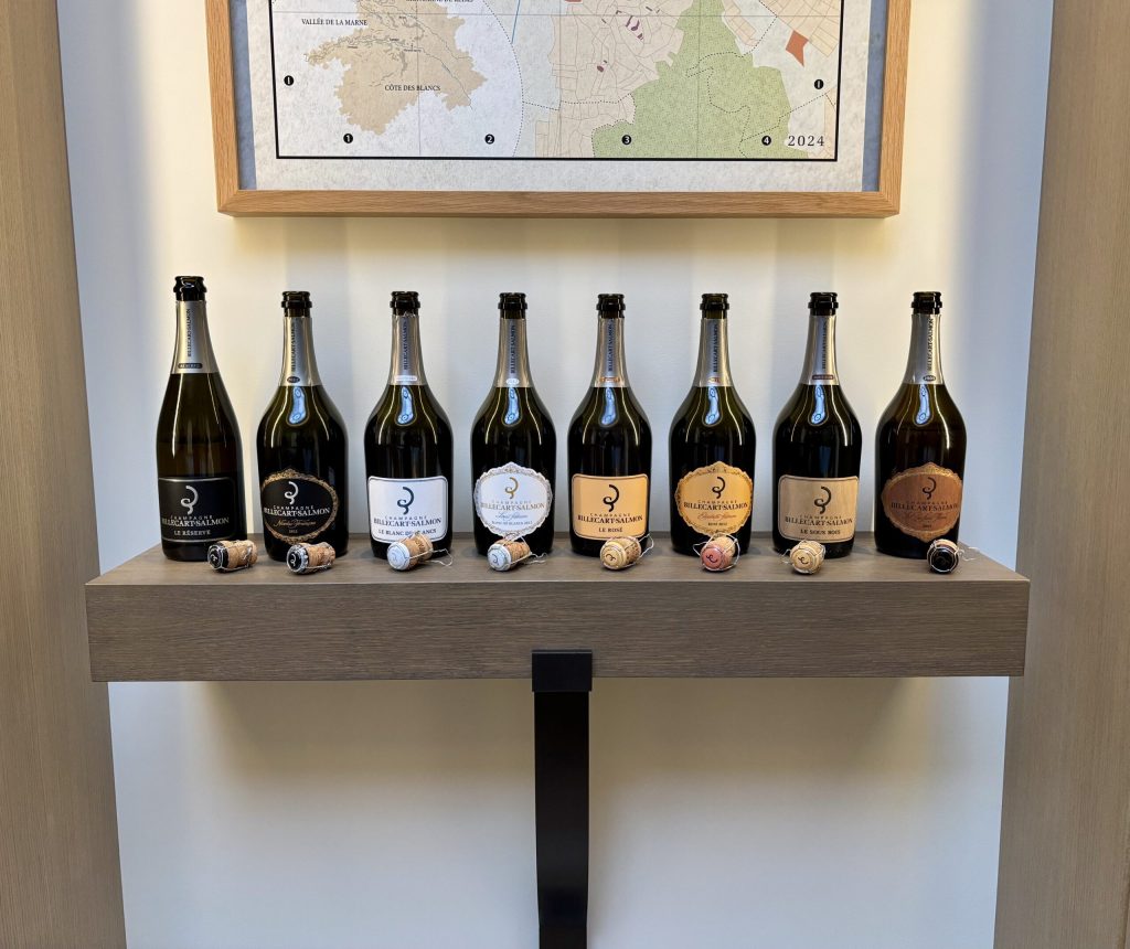 The line-up for our tasting.