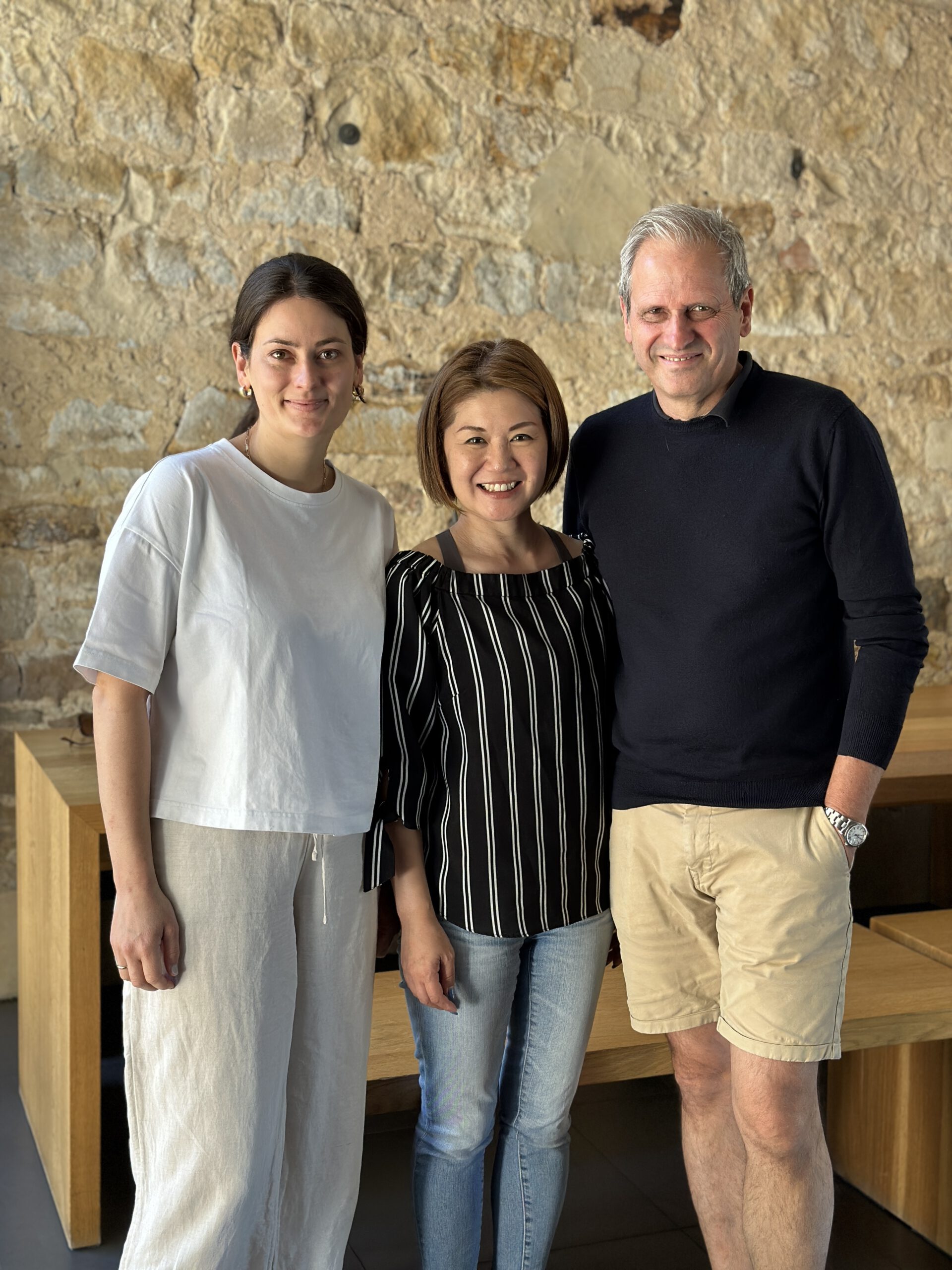 Sophie and Steffen Christmann with our Kazumi Uejo.