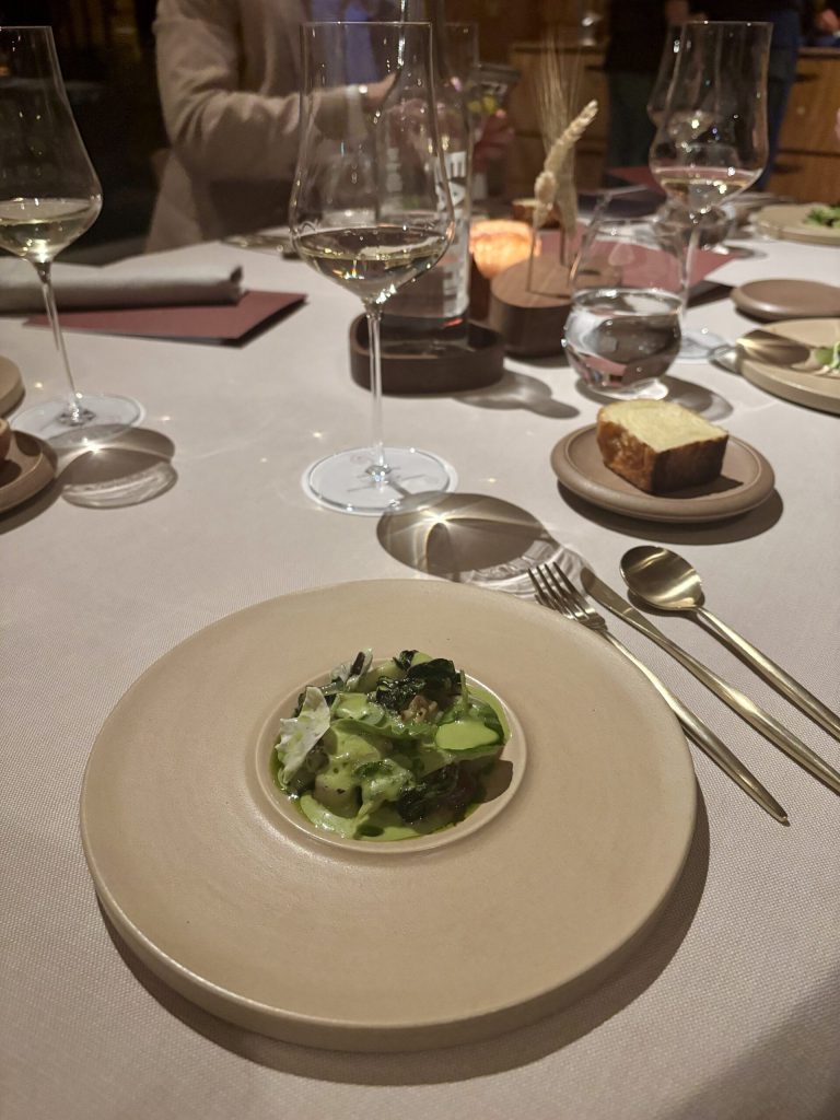 First Course, Flore's Signature Dish: Vegetables.