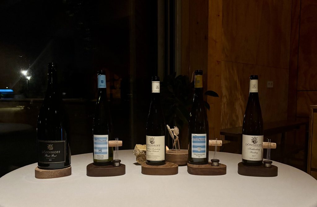 World-class Wines Served throughout the Night.
