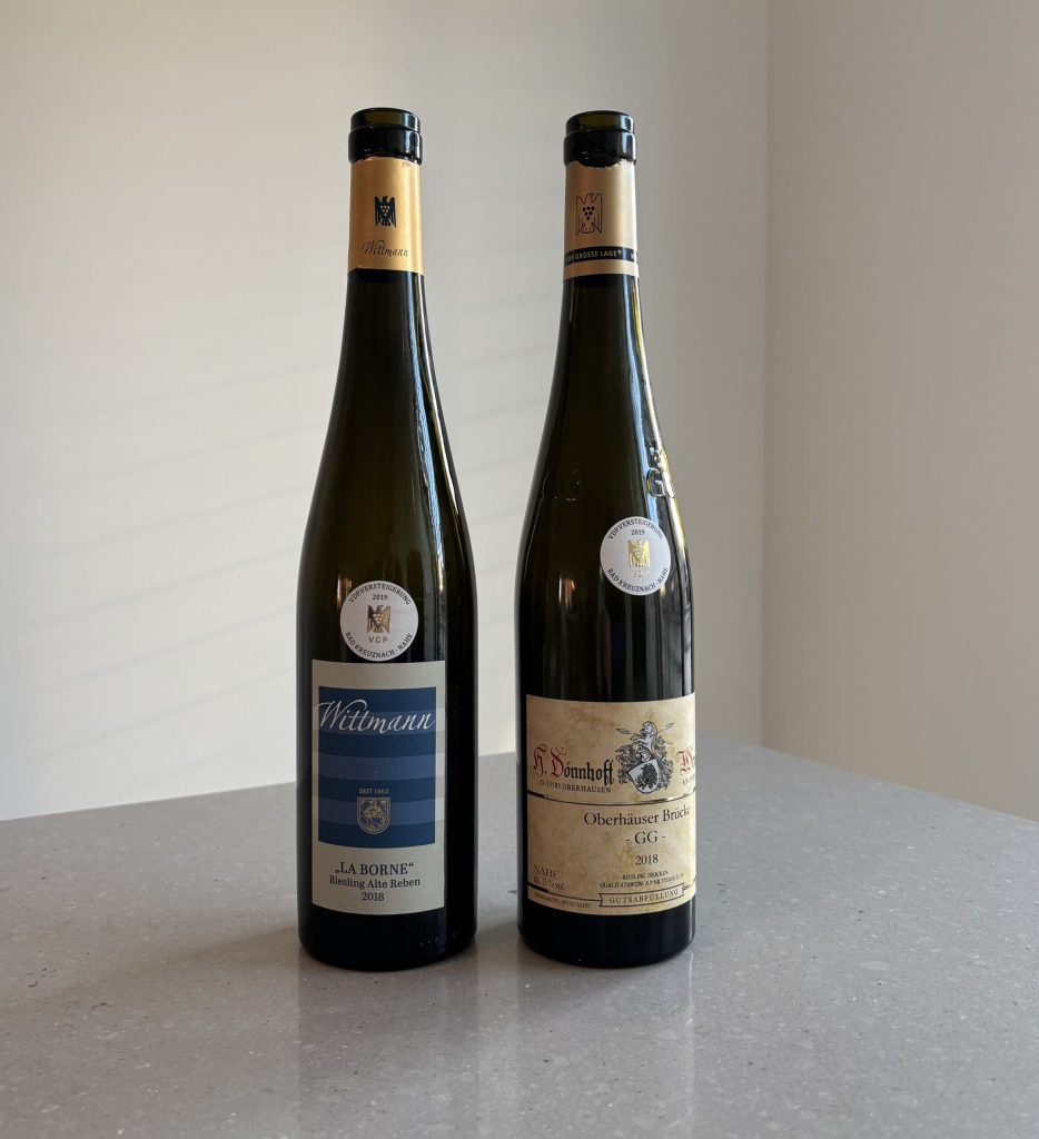 Our Favourites of the Evening, 95 and 96 Point Wines.