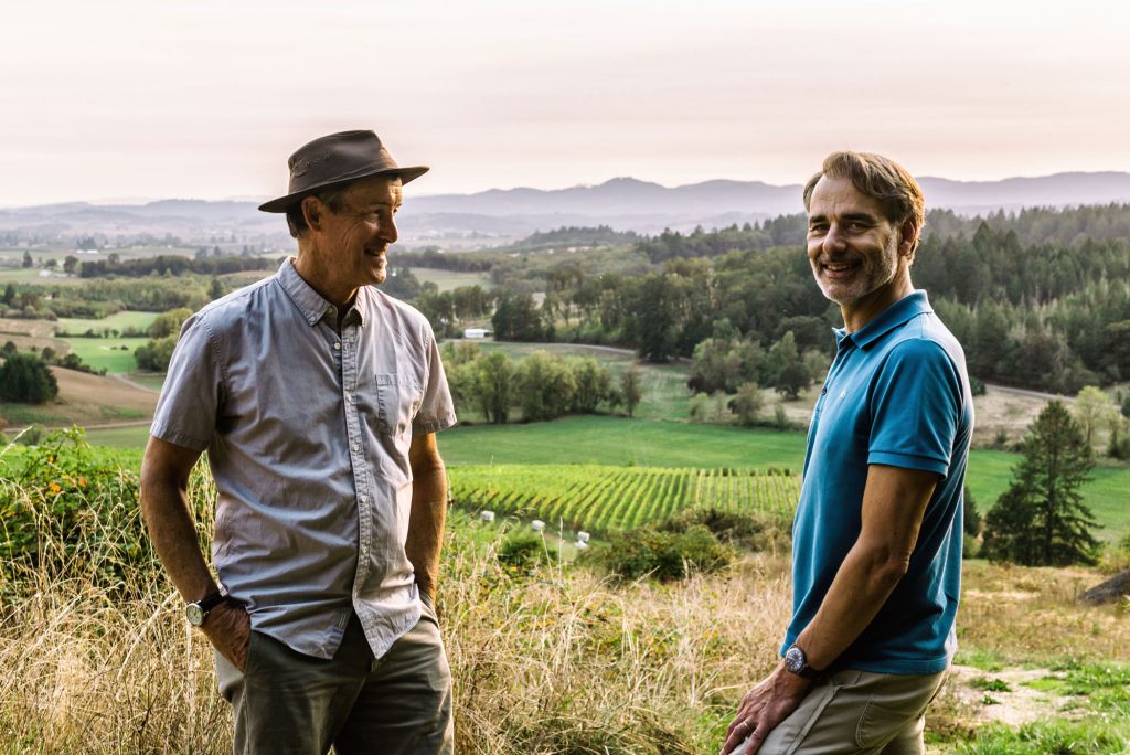 Jay and Jean-Nicolas, friends in life and wine.