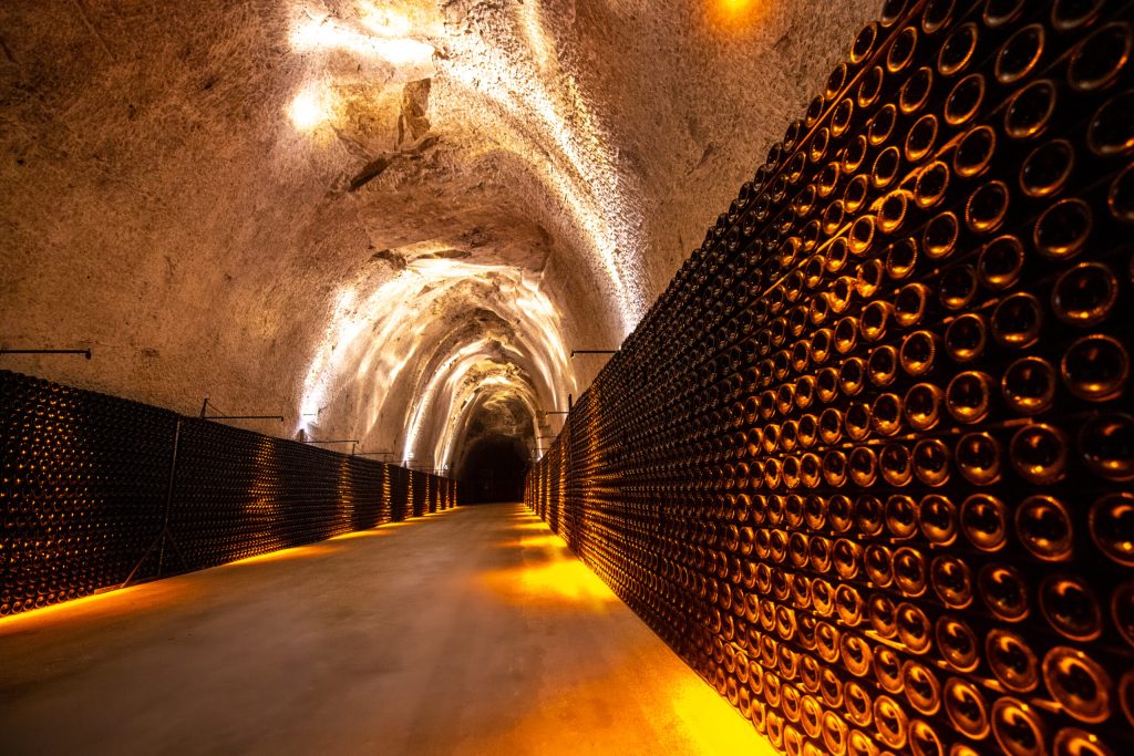 The Cellar at Joseph Perrier.