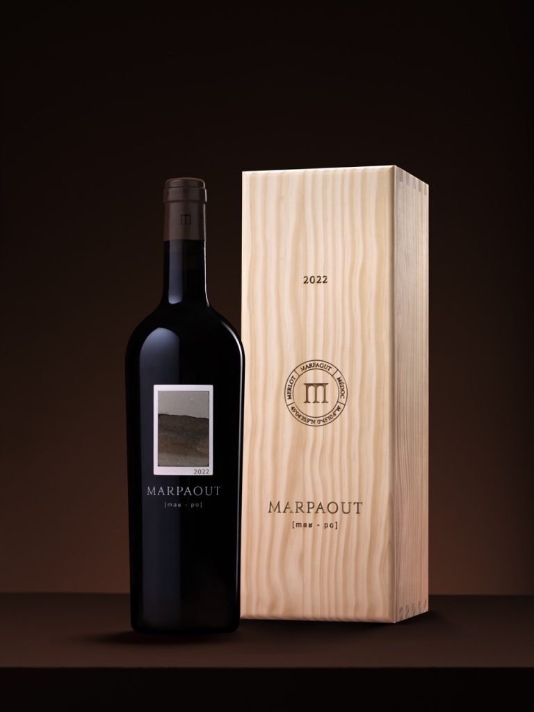 Marpaout with its thoughtfully designed bottle, label and packaging.