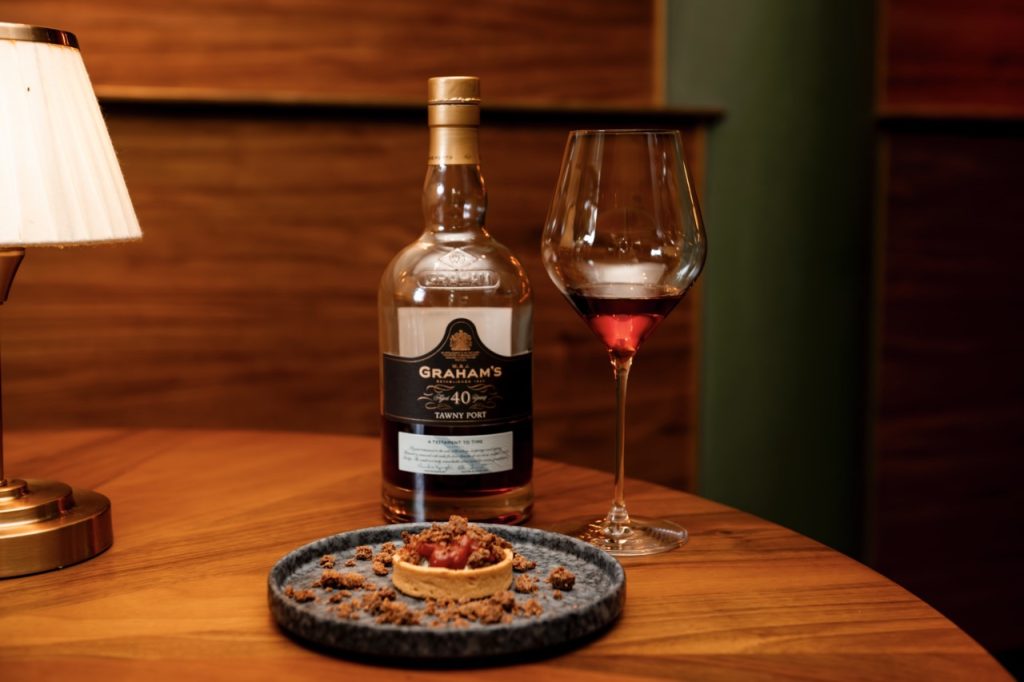 Bleu Regalis with sweet plum and the 40-year-old.