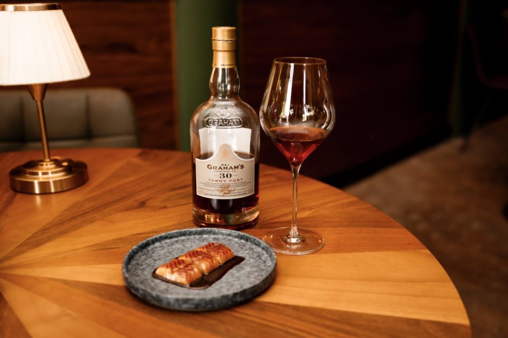 The 30-year-old Tawny with Smoked Eel.