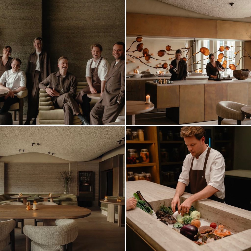 Restaurant Flore, 2 Red and 1 Green Michelin Star.