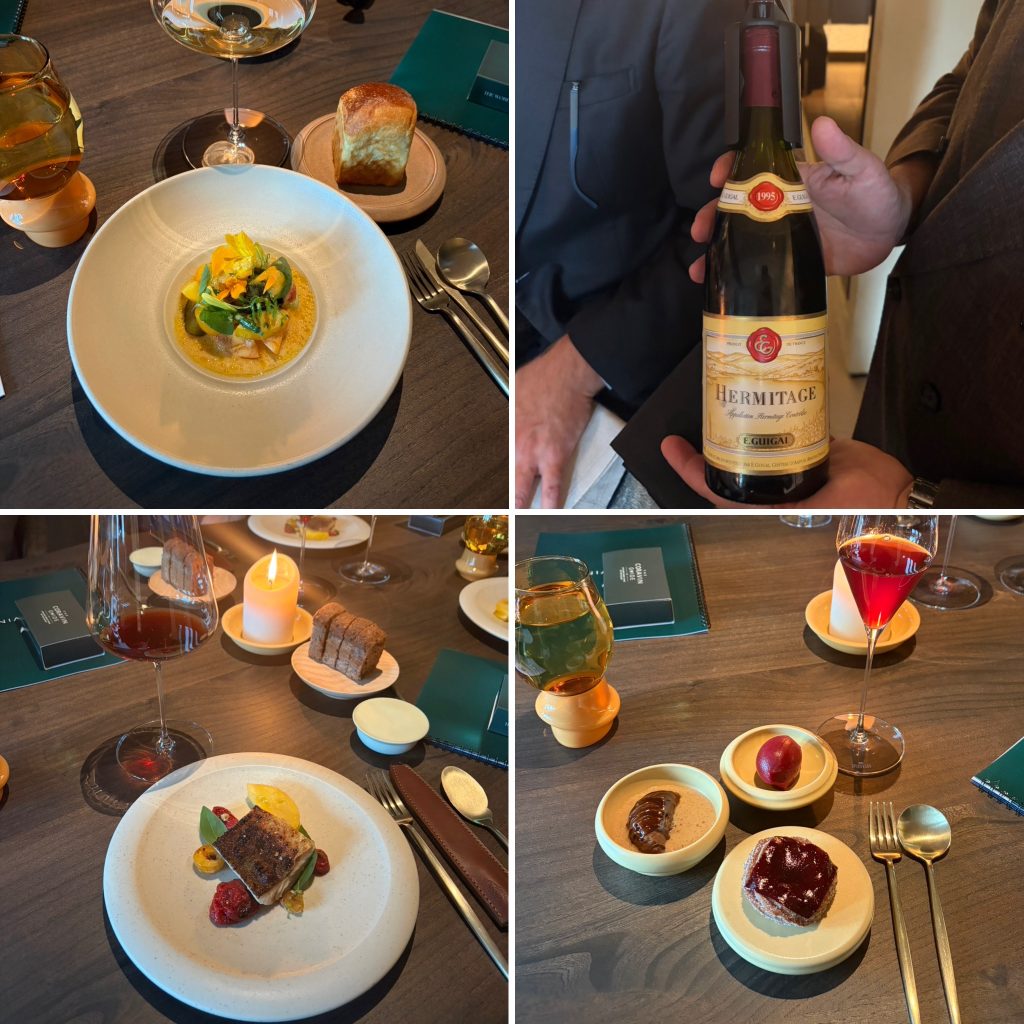 Beautiful dishes and excellent wines at Flore.