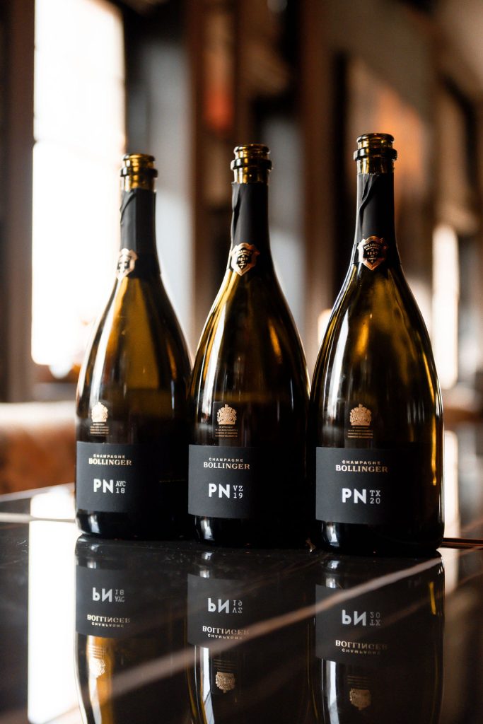 Champagne Bollinger's PN Series.