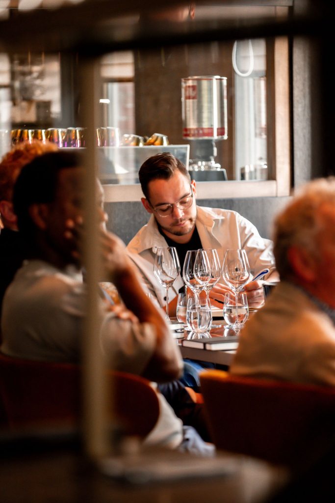 Champagne Bollinger showcasing their love for Pinot Noir.