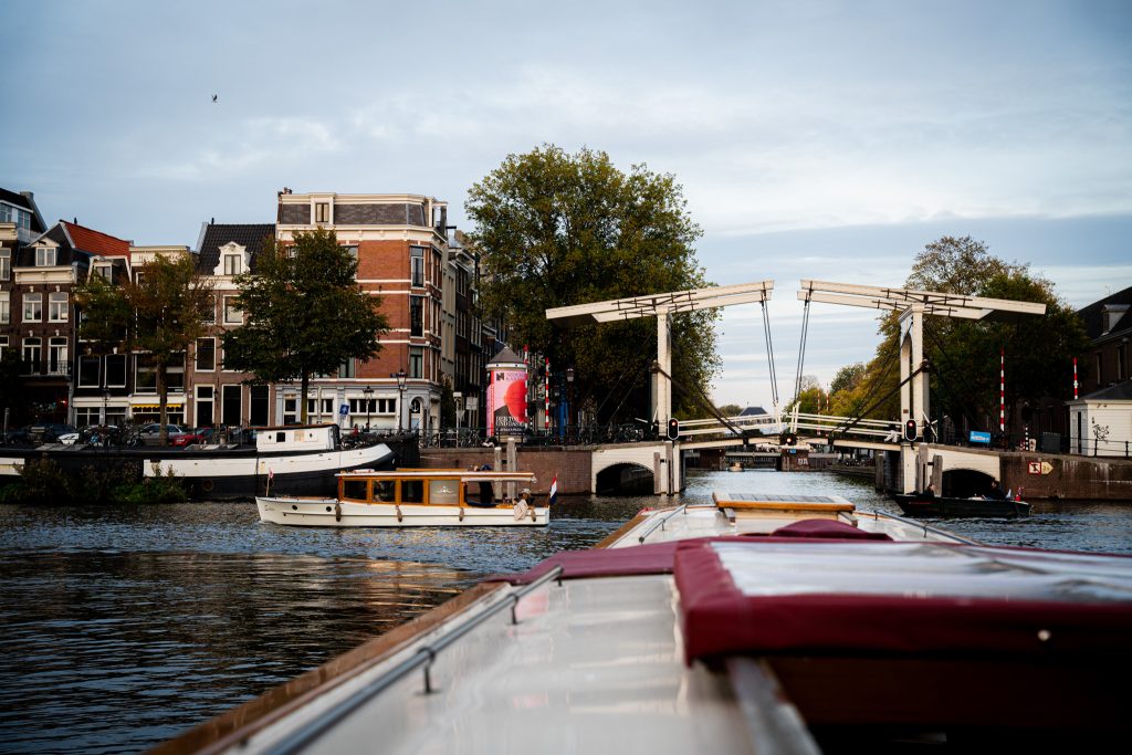 Our wine tasting trip along the Amsterdam Canals.