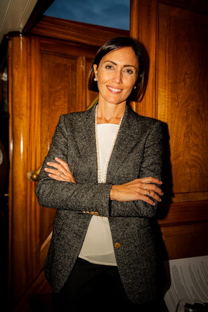 Chiara Borchi educating us on Antinori's impressive portfolio.