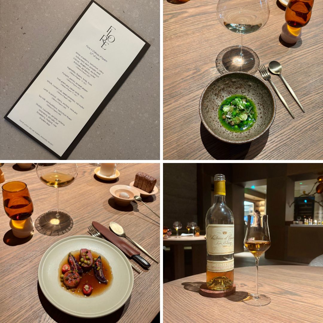Restaurant Flore x Chateau d'Yquem.