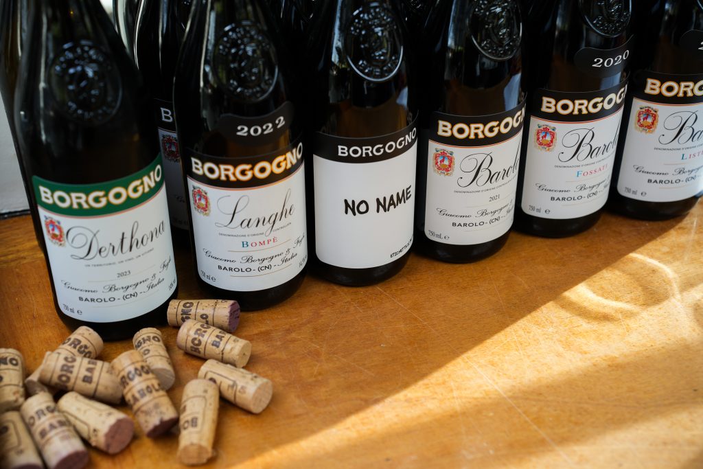 An Excellent Selection of Borgogno sampled at the Event.
