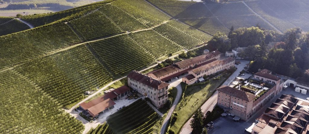 The Villaggio Narrante at Fontanafredda — setting for a day that redefined collective identity in Barolo.