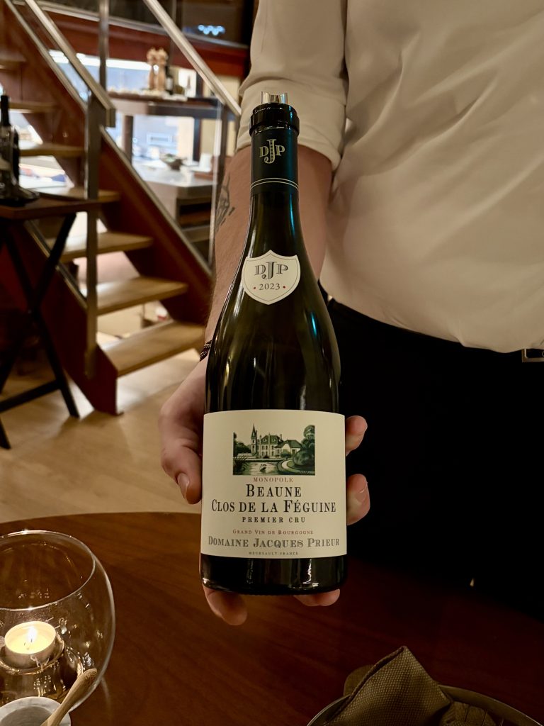 Domaine Jacques Prieur 2023 Beaune AC Clos de la Féguine Monopole 1er Cru.