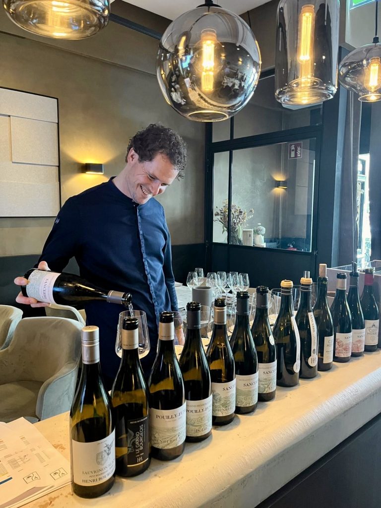 Benjamin's Chiel Seuren and the Henri Bourgeois Selection for the afternoon.