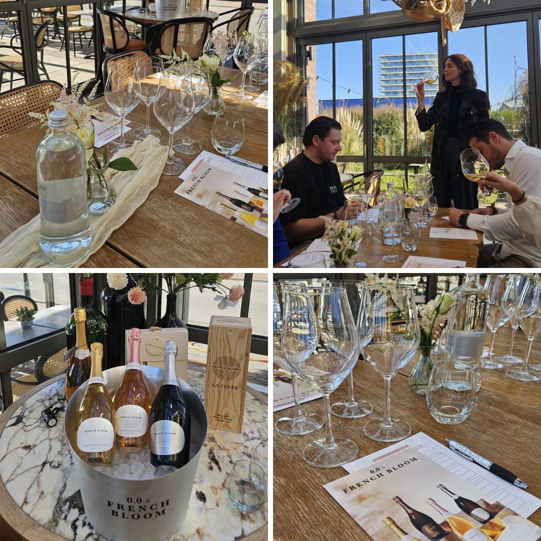 French Bloom, Alcohol-Free Sparkling Wine.