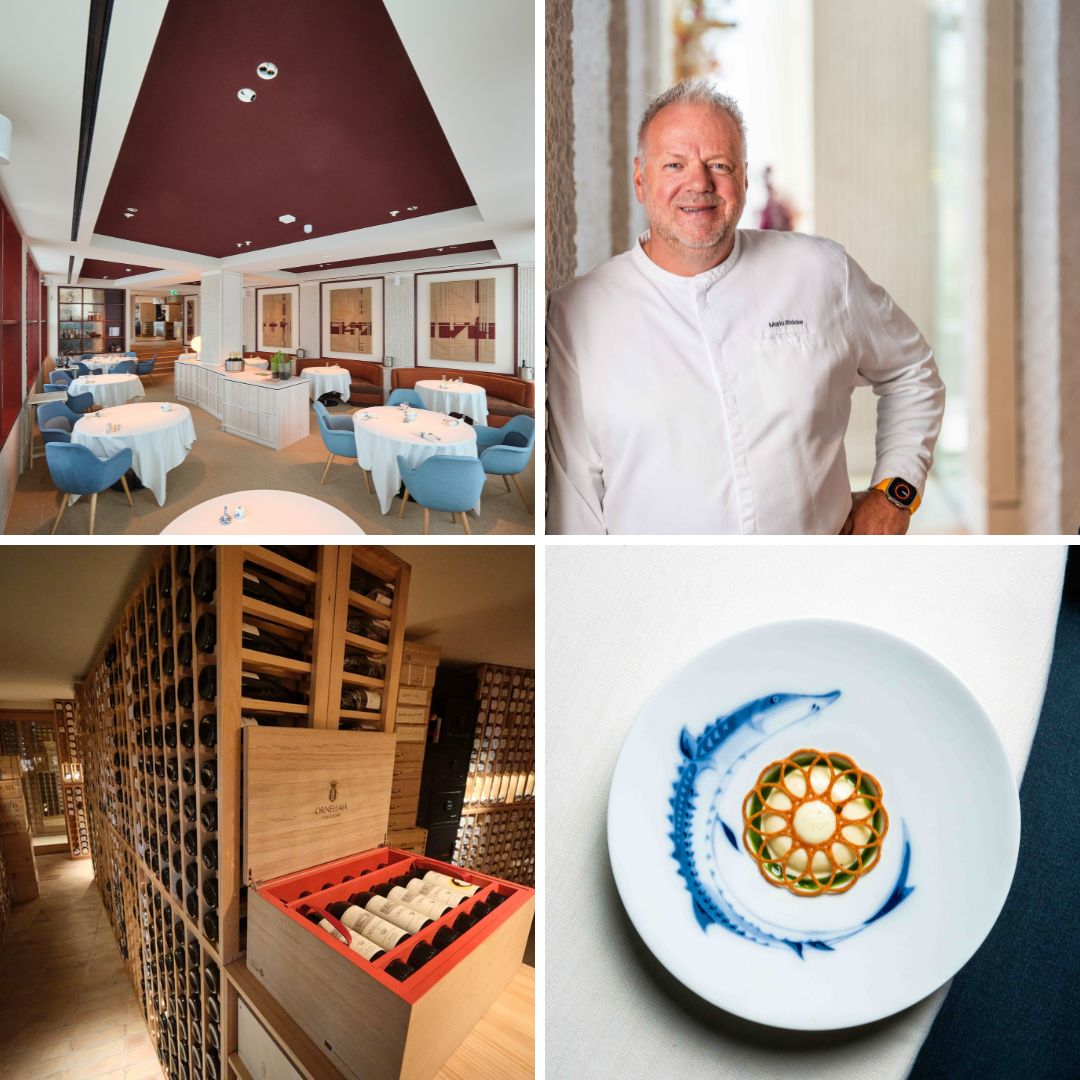 Dining at Azurite.